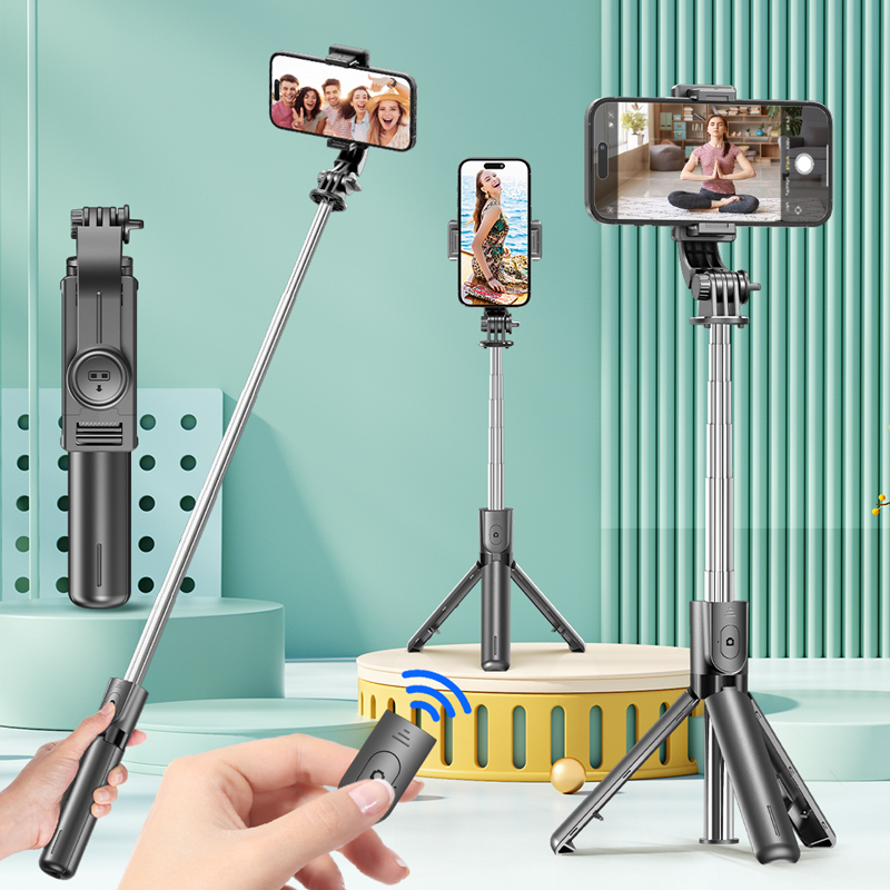 Smart Tv Stick - Selfie Stick Tripod with Detachable Bluetooth