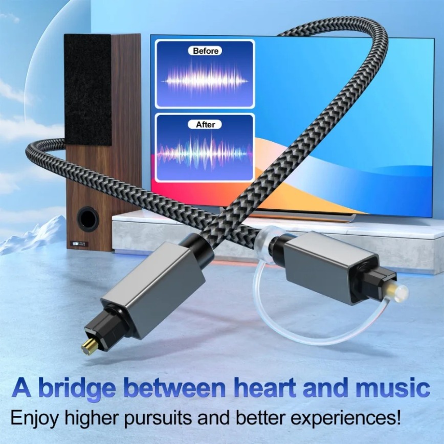 Digital Optical Audio Cable 3m - Home Cinema Blu Ray ulasan dan harga