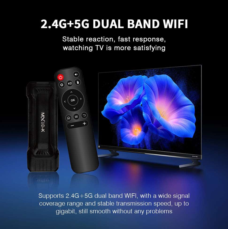 Smart TV Stick MX10-K Dual-Cor - Smart Tv Stick ulasan dan harga