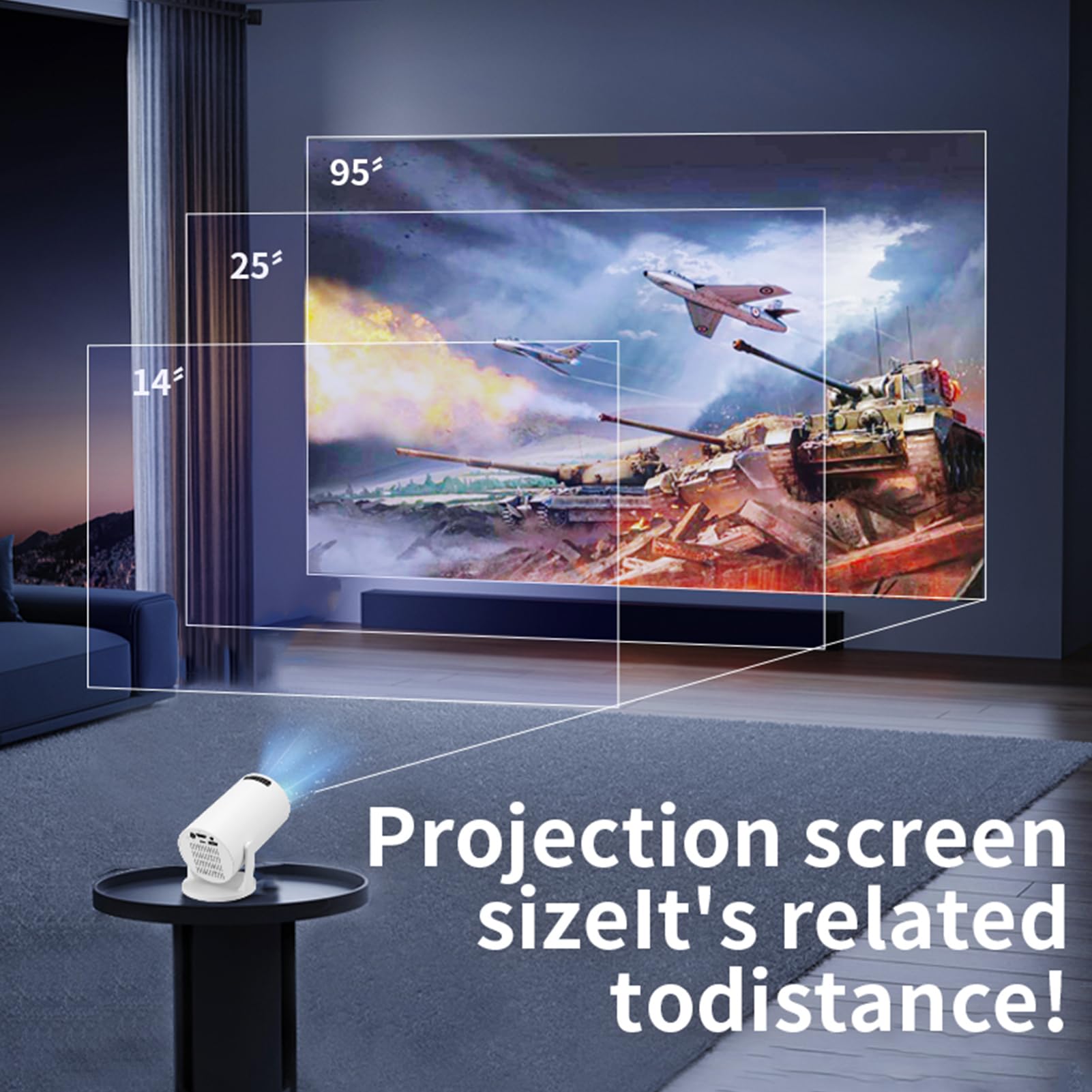 M5 8K Wifi 6 Projector Ultra H - Home Cinema Gaming ulasan dan harga