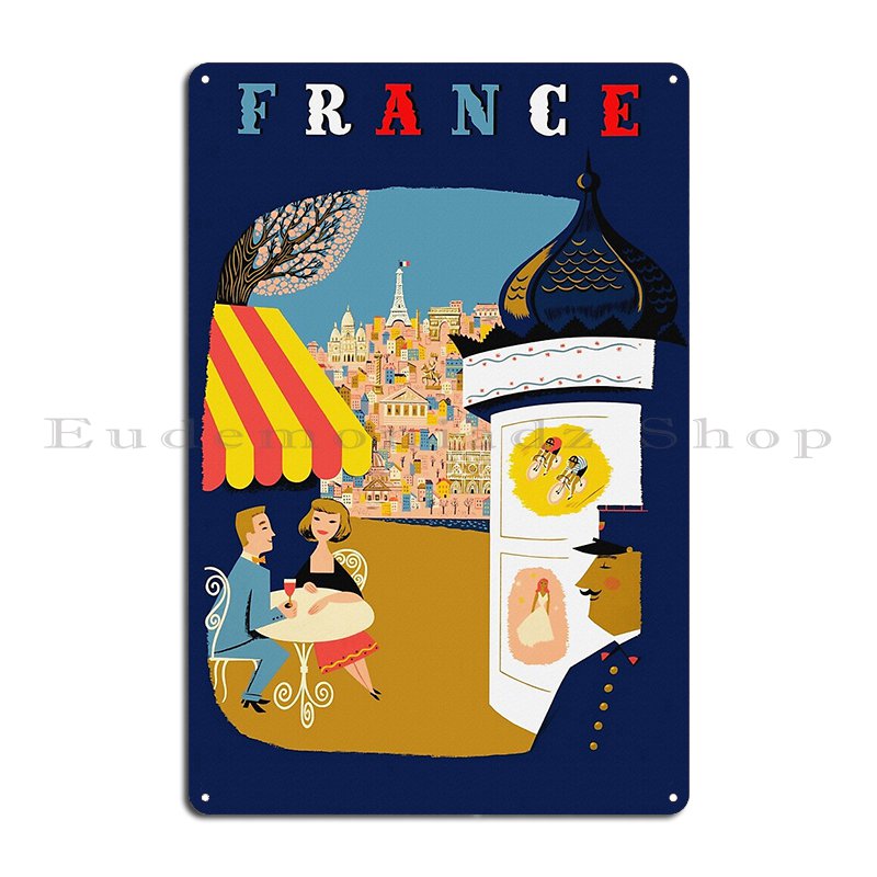 Vintage France Sidewalk Cafe T - Home Cinema France ulasan dan harga