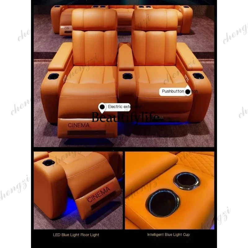 G153 Luxury Genuine Leather El - Home Cinema Chairs ulasan dan harga