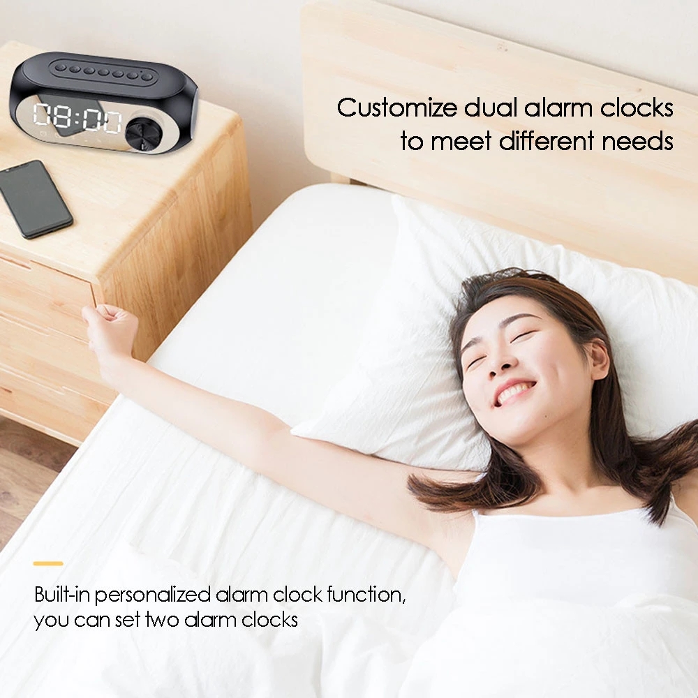 Alarm Clock Radio FM Bluetooth - Home Cinema Chairs ulasan dan harga