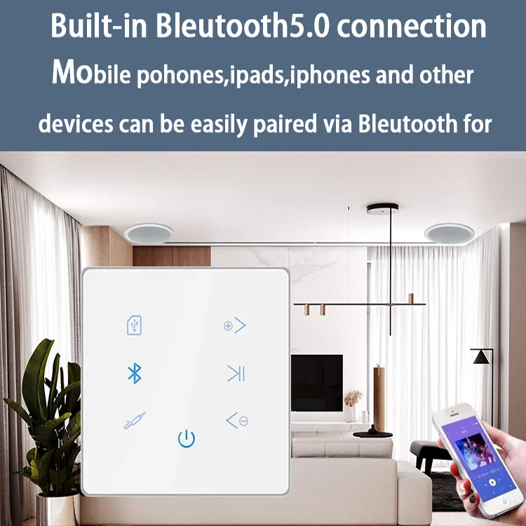 Bluetooth Wall Amplifier Home  - Home Cinema Speaker System ulasan dan harga