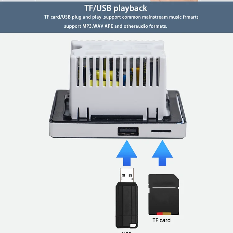 Bluetooth Wall Amplifier Home  - Home Cinema Speaker System ulasan dan harga