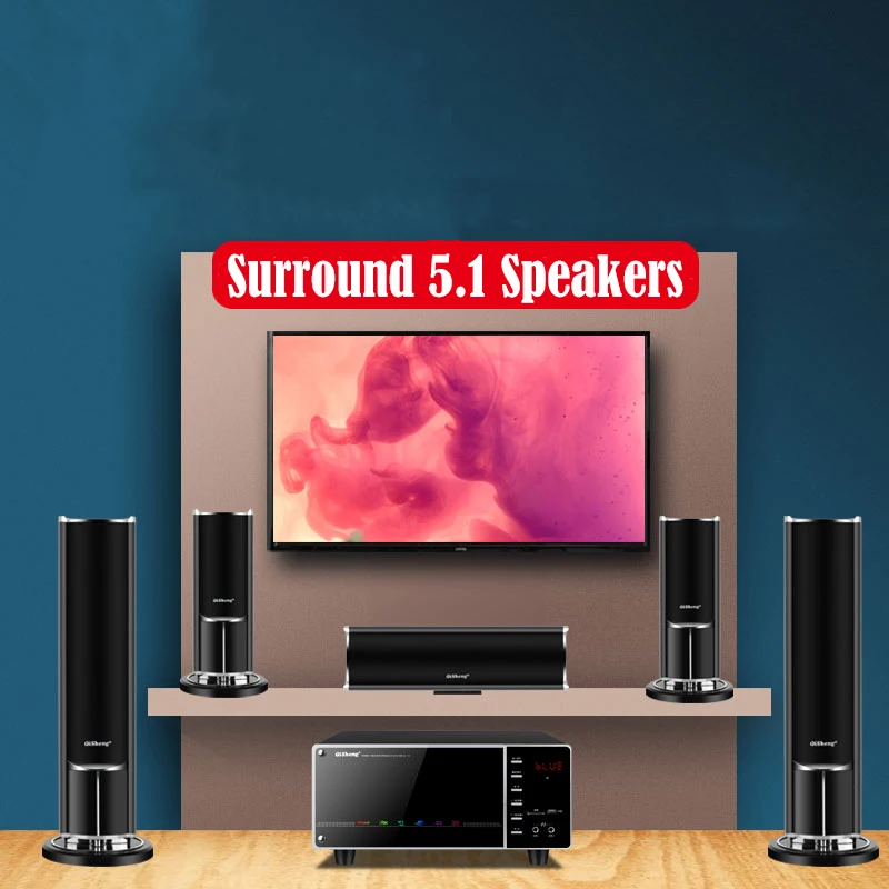 1000W high-power  caixa de som - Home Cinema Speaker System ulasan dan harga