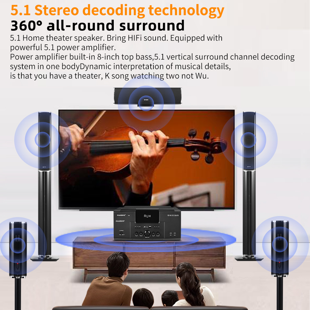 5.1 Surround Home Theater Syst - Home Cinema Xlr ulasan dan harga