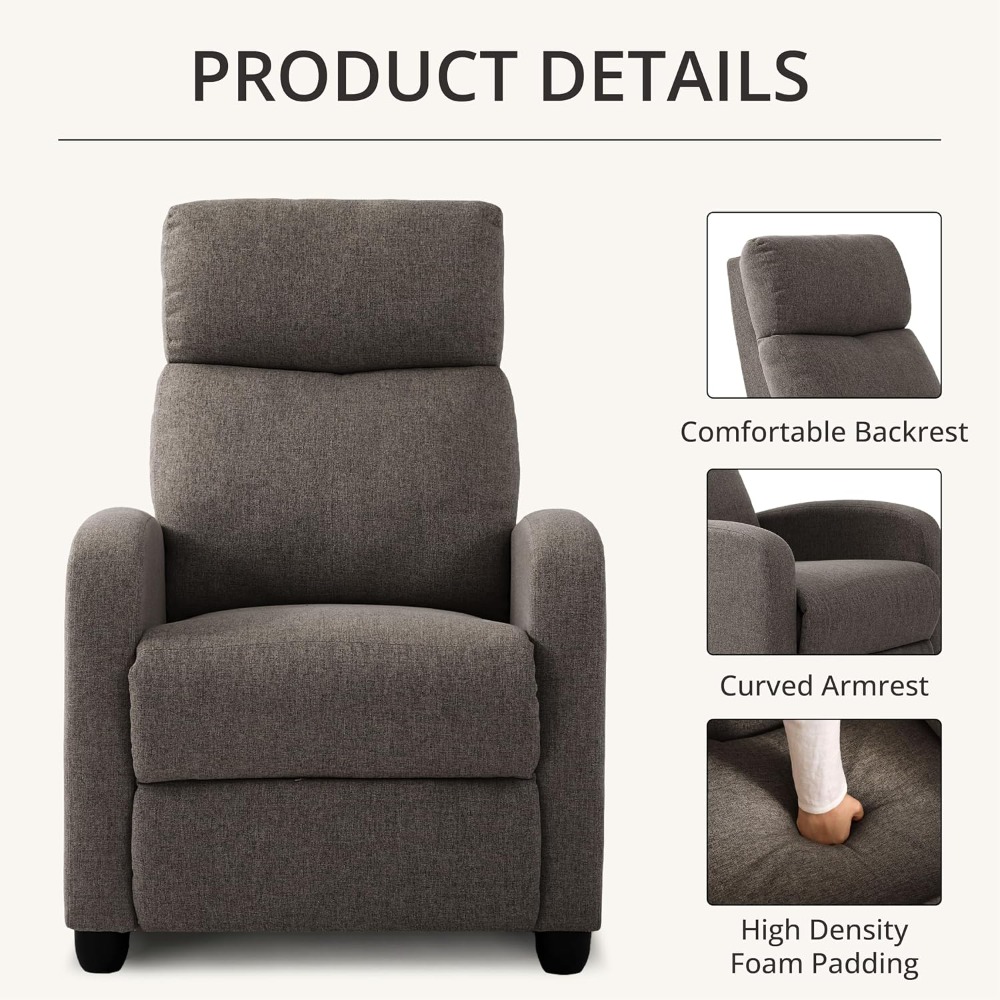 Modern Manual Push Back Reclin - Home Cinema Chairs ulasan dan harga