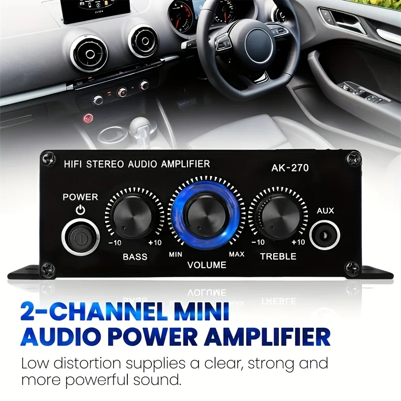AK-270 400W Mini Power Amplifi - Home Cinema Installation ulasan dan harga