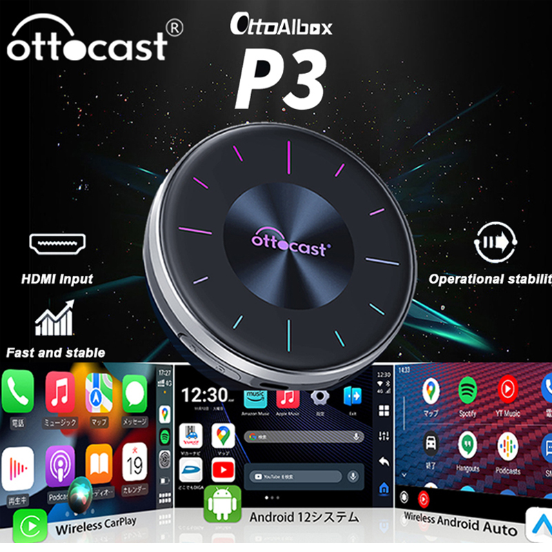OTTOCAST P3 CarPlay AI Box Wir - Smart Tv Stick ulasan dan harga