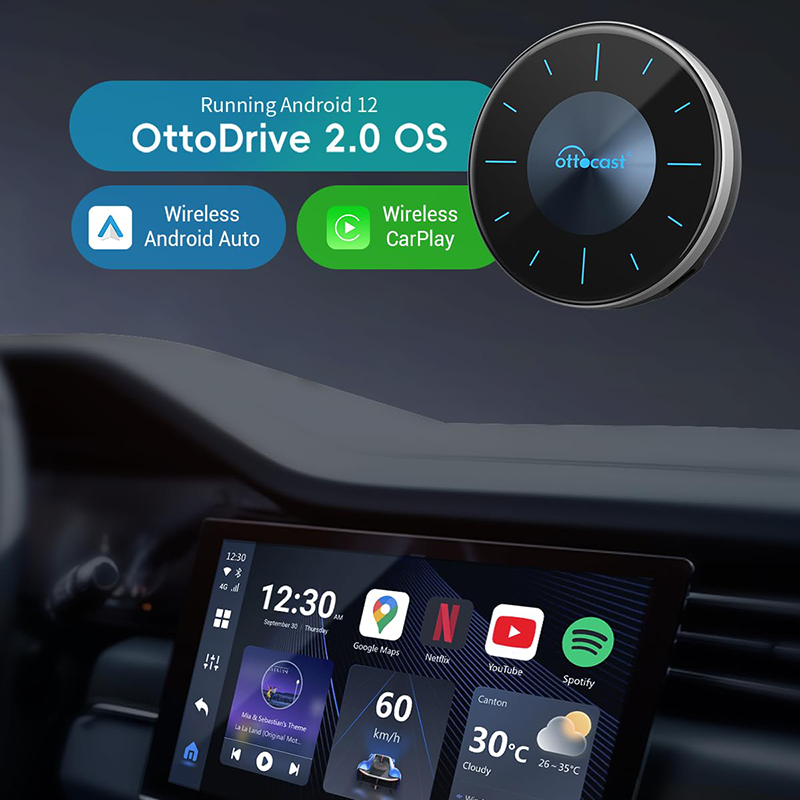 OTTOCAST P3 CarPlay AI Box Wir - Smart Tv Stick ulasan dan harga