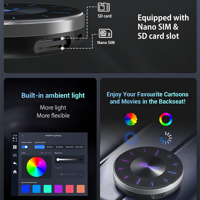 OTTOCAST P3 CarPlay AI Box Wir - Smart Tv Stick ulasan dan harga