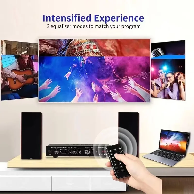 AV-369BT Bluetooth 5.1 Sound S - Home Cinema Speaker System ulasan dan harga